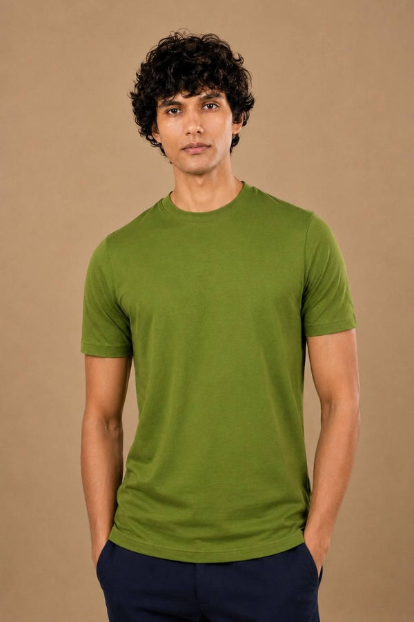 Carbon Lightweight T-Shirt – Organic Cotton (Moss Green)