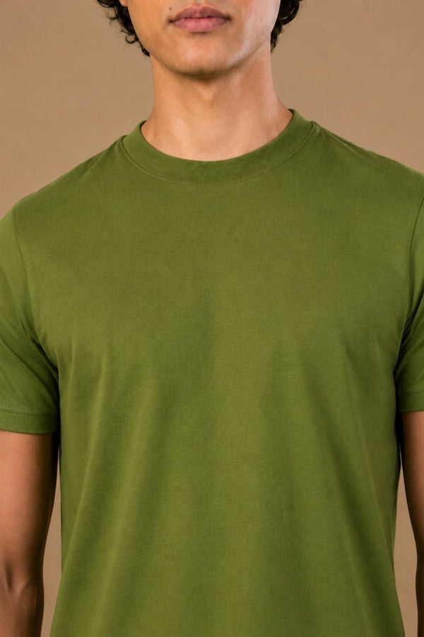 Carbon Lightweight T-Shirt – Organic Cotton (Moss Green)