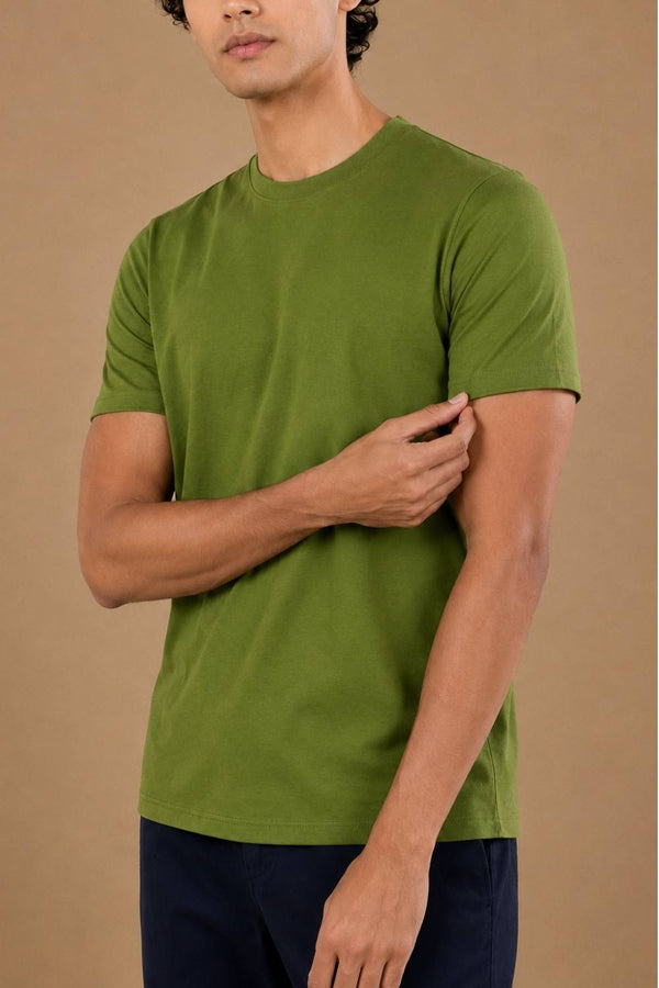 Carbon Lightweight T-Shirt – Organic Cotton (Moss Green)