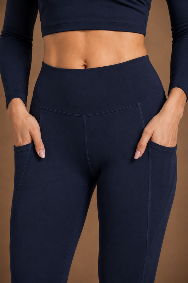 Carbon Utility Legging (2 Pockets) (Midnight Navy)