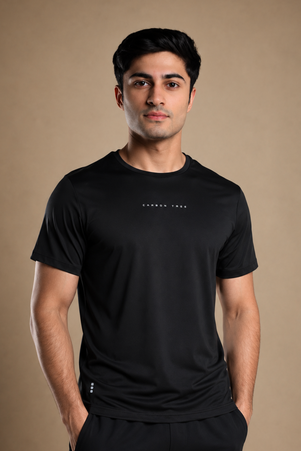 Men’s Bio Sports T-Shirt – EcoCiclo™ Biodegradable Polyester (Carbon Black)