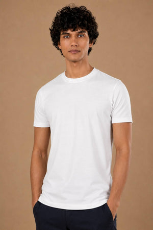 Carbon Lightweight T-Shirt – Organic Cotton (Chalk)