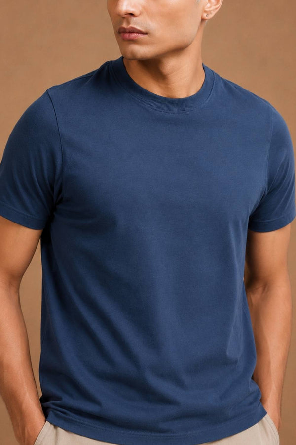 Carbon Lightweight T-Shirt – Organic Cotton (Rustic Blue)