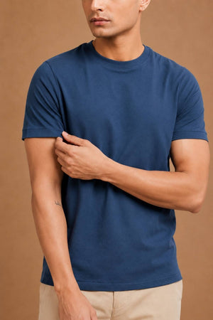 Carbon Lightweight T-Shirt – Organic Cotton (Rustic Blue)