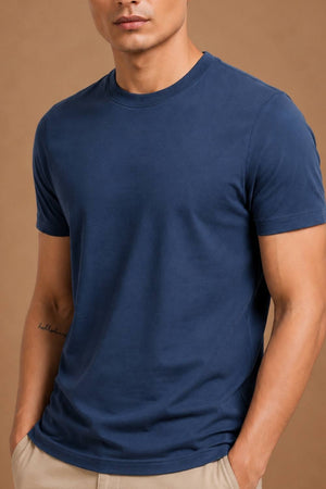Carbon Lightweight T-Shirt – Organic Cotton (Rustic Blue)