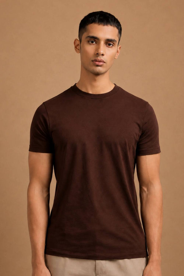 Carbon Lightweight T-Shirt – Organic Cotton (Chicory Coffee)