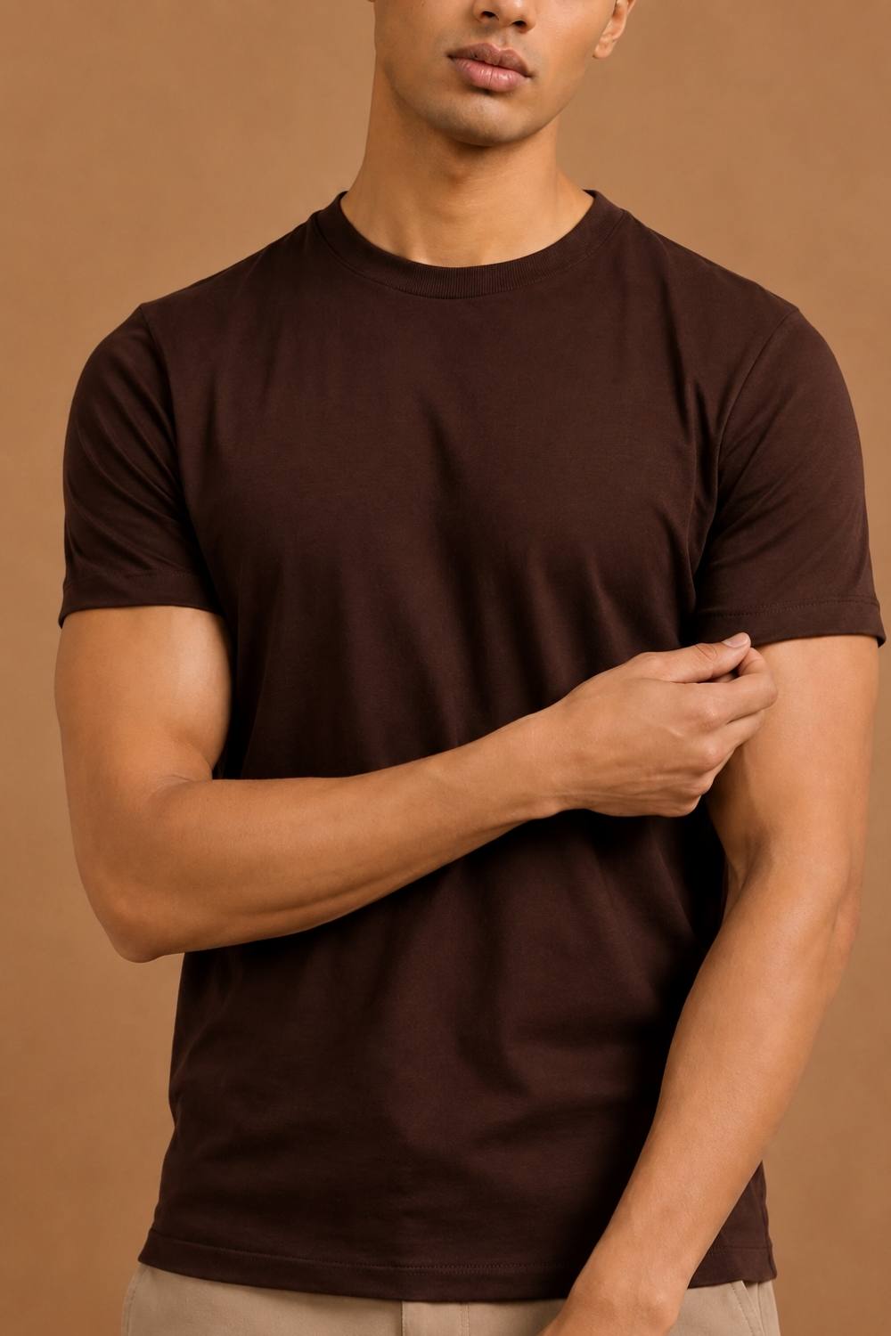 Carbon Lightweight T-Shirt – Organic Cotton (Chicory Coffee)