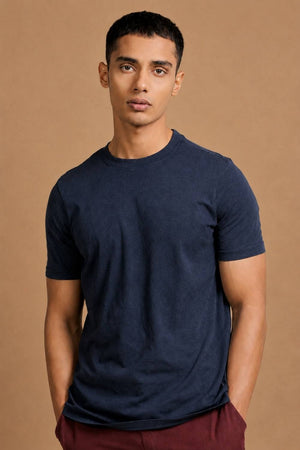 Carbon Lightweight T-Shirt – Organic Cotton (Denim Melange)