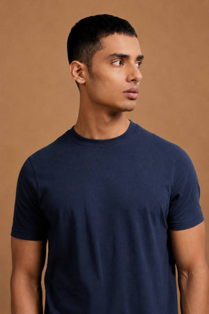 Carbon Lightweight T-Shirt – Organic Cotton (Denim Melange)