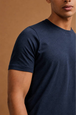 Carbon Lightweight T-Shirt – Organic Cotton (Denim Melange)