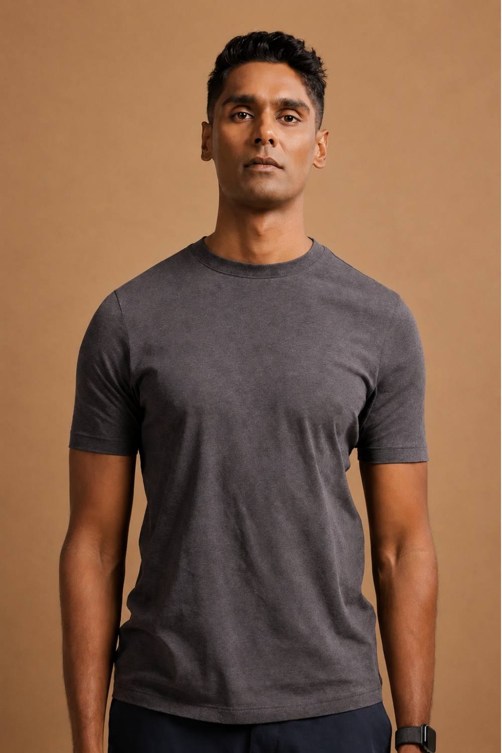 Carbon Lightweight T-Shirt – Organic Cotton (Charcoal Melange)