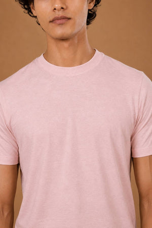 Carbon Lightweight T-Shirt – Organic Cotton (Vintage Pink Melange)