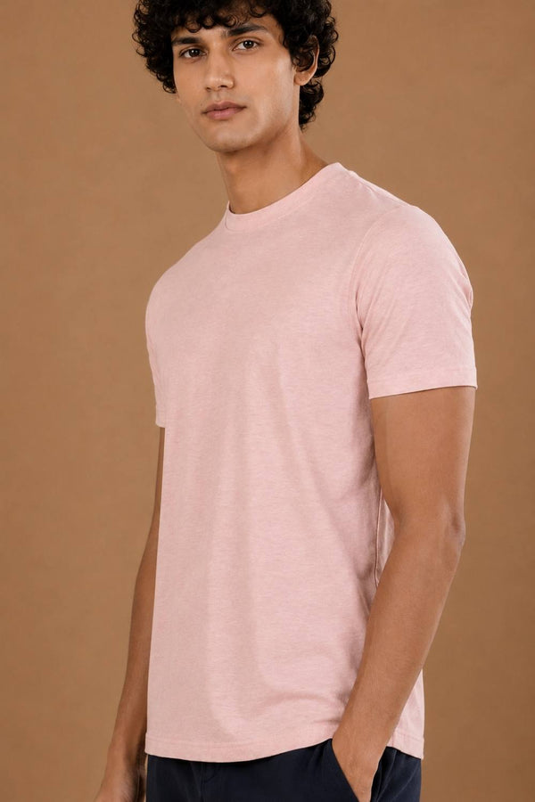 Carbon Lightweight T-Shirt – Organic Cotton (Vintage Pink Melange)