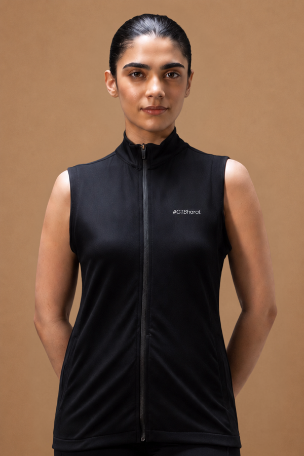 Grant Thornton Women's Sleeveless Jacket (Carbon Black)