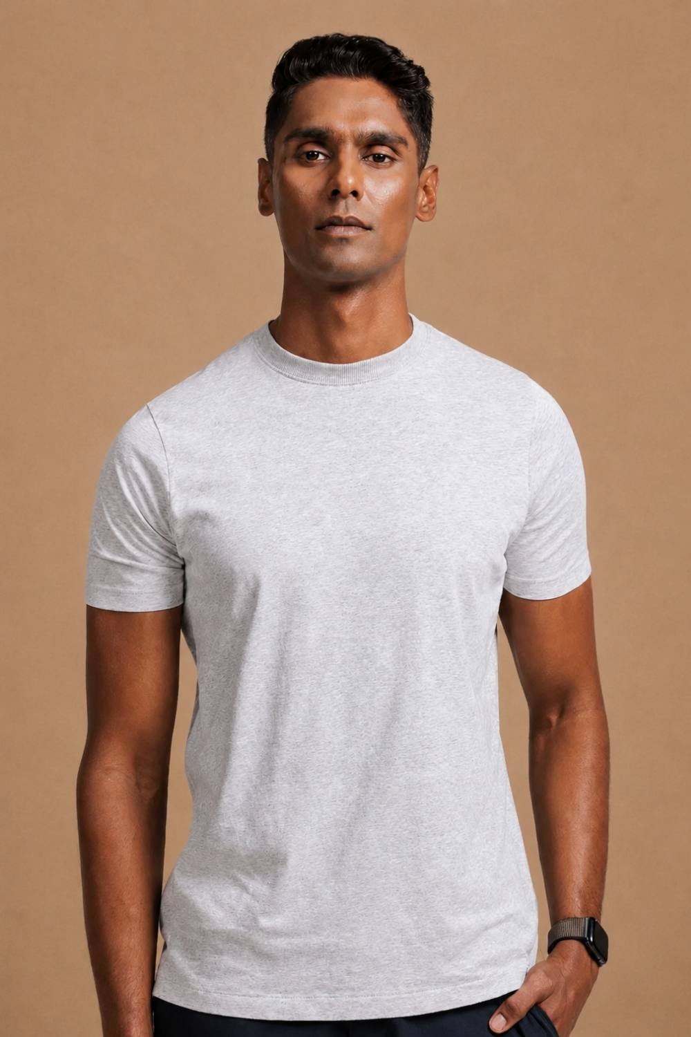 Carbon Lightweight T-Shirt – Organic Cotton (Mist Melange)