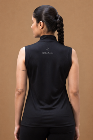 Grant Thornton Women's Sleeveless Jacket (Carbon Black)