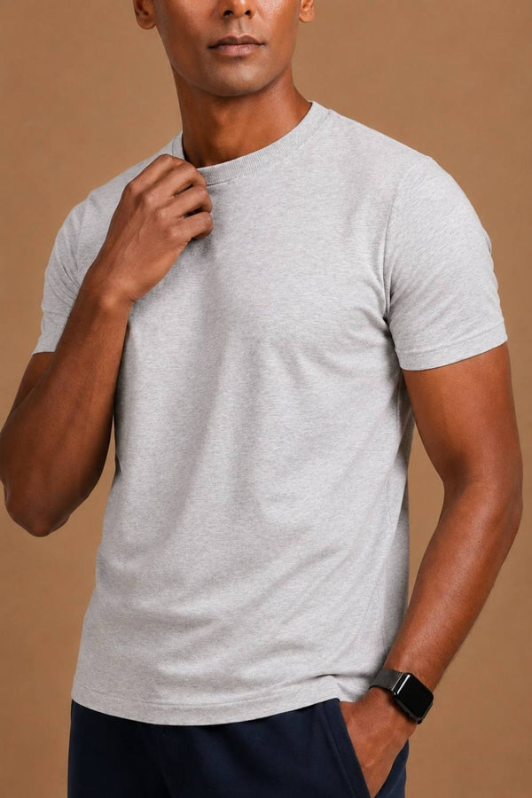 Carbon Lightweight T-Shirt – Organic Cotton (Mist Melange)
