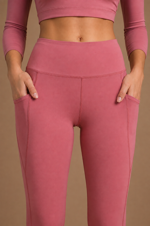 Carbon Utility Legging (2 Pockets) (Mauve Wood)