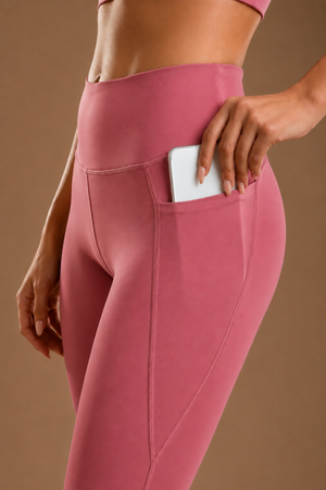 Carbon Utility Legging (2 Pockets) (Mauve Wood)