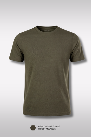 Carbon Heavyweight Melange T-Shirt - Pack of 2