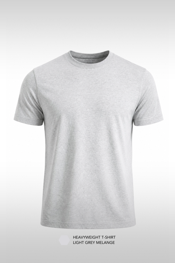 Carbon Heavyweight Melange T-Shirt - Pack of 2