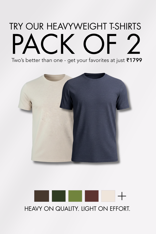 Carbon Heavyweight T-Shirt - Pack of 2