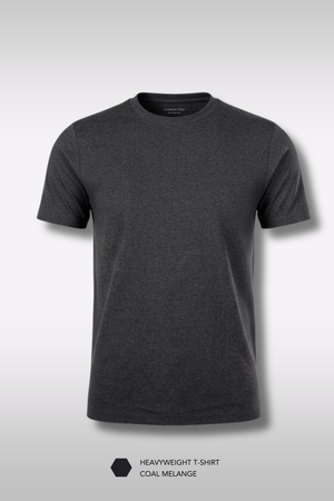 Carbon Heavyweight Melange T-Shirt - Pack of 2