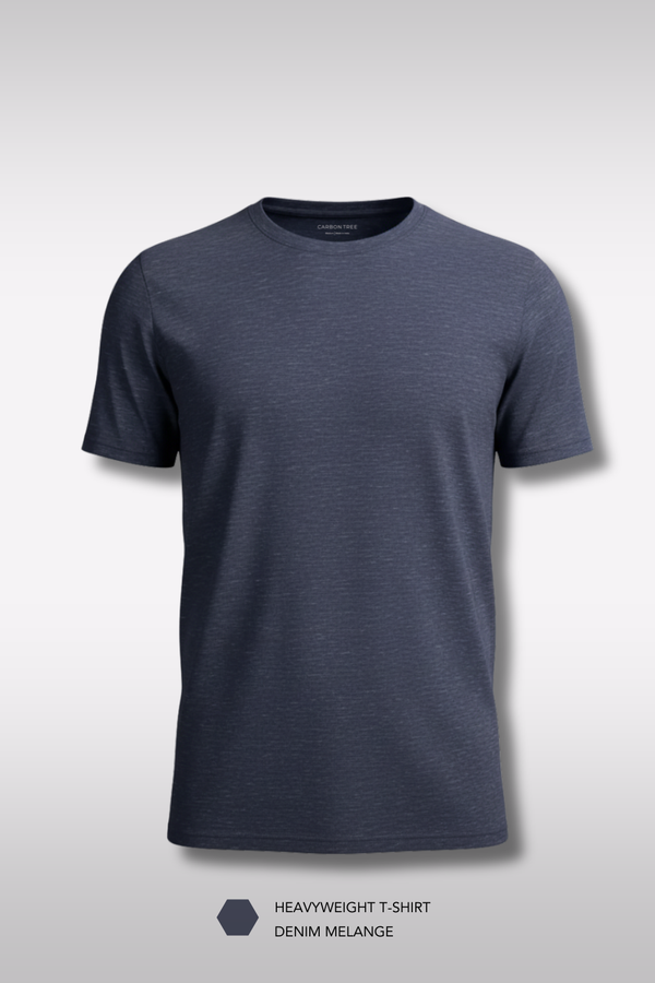 Carbon Heavyweight Melange T-Shirt - Pack of 2