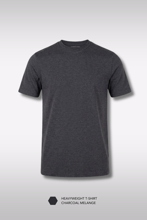 Carbon Heavyweight Melange T-Shirt - Pack of 2