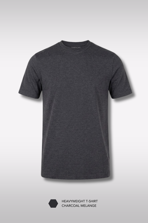 Carbon Heavyweight Melange T-Shirt - Pack of 2