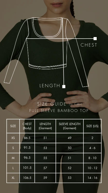 Full Sleeve Bamboo Top – CM (Mobile)