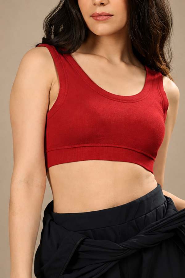 Bamboo Bra (Bold Red)