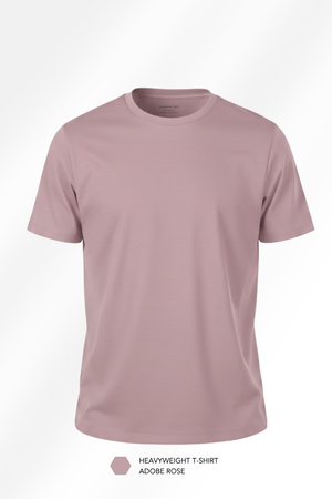 Carbon Heavyweight T-Shirt - Adobe Rose & Chicory Coffee - Pack of 2