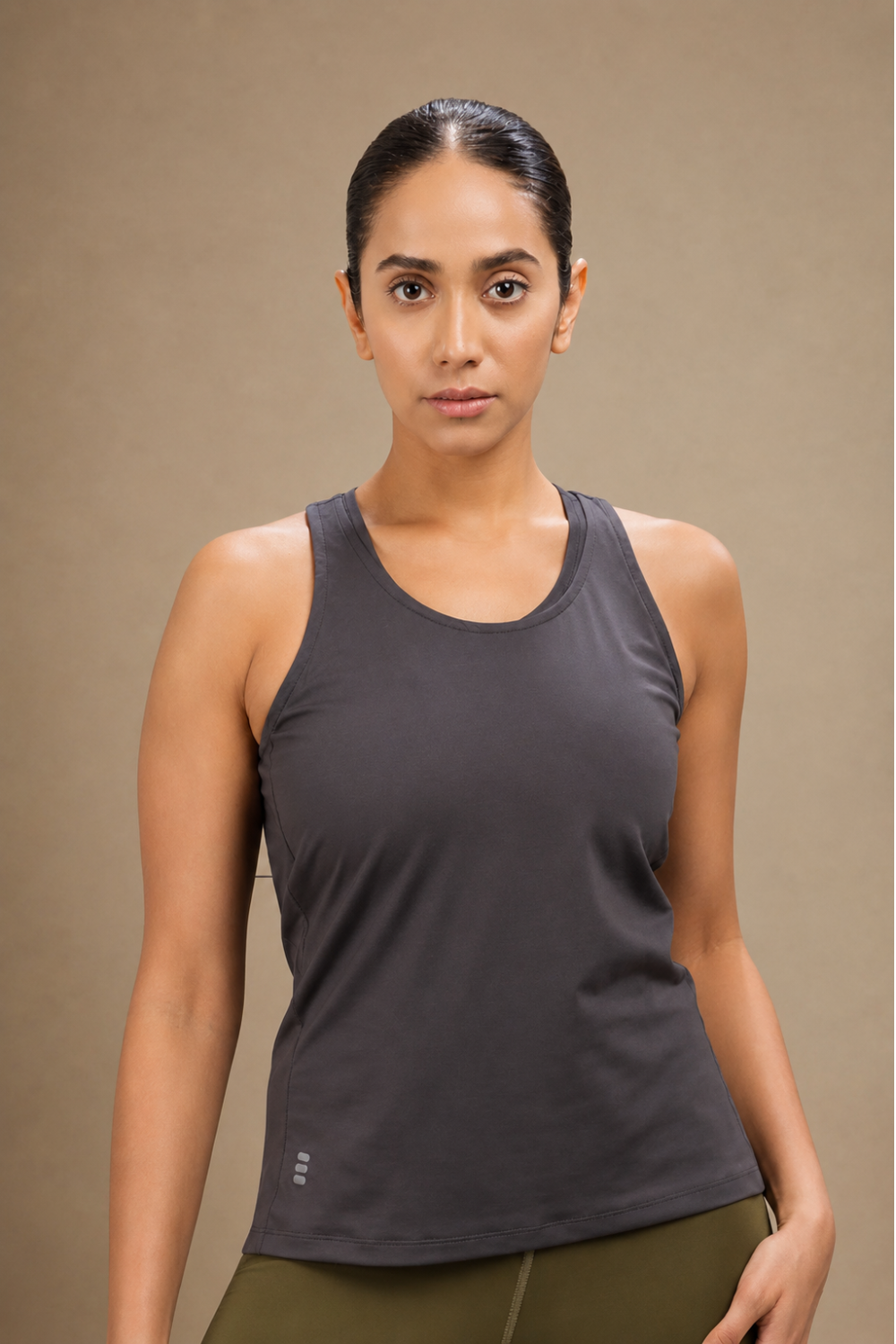 Bio Active Tank – EcoCiclo™ Biodegradable Polyester (Coal Grey)