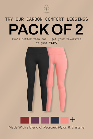 Carbon Comfort Leggings - Pack of 2