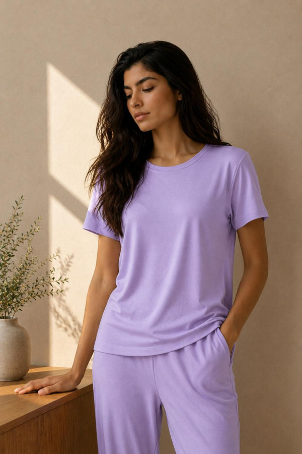 UltraSoft Bamboo Tee (Lavender Haze)