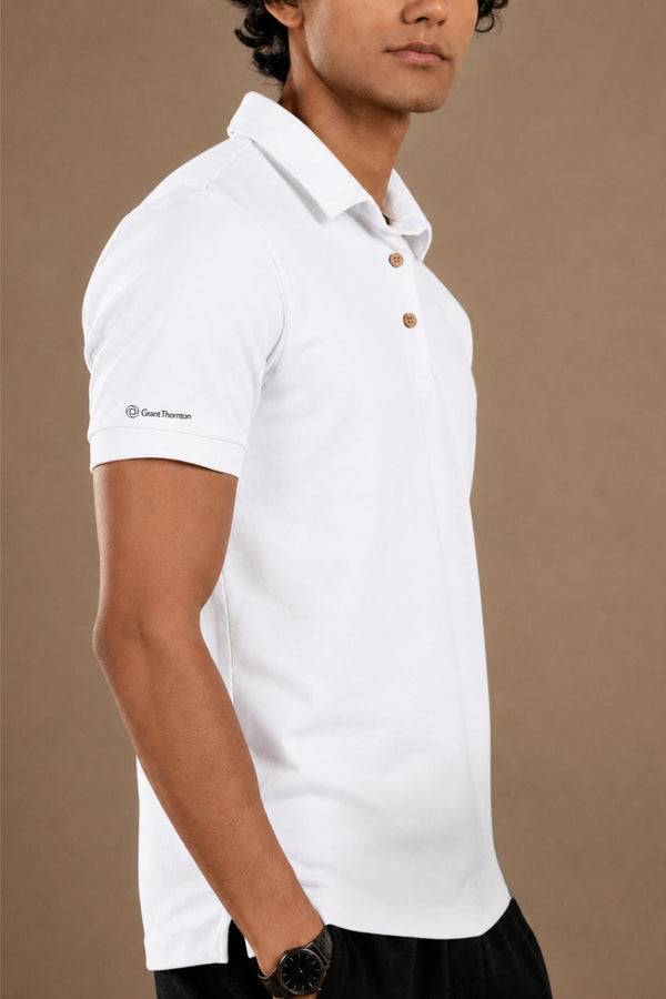 Grant Thornton Sorona™ Polo (Chalk)