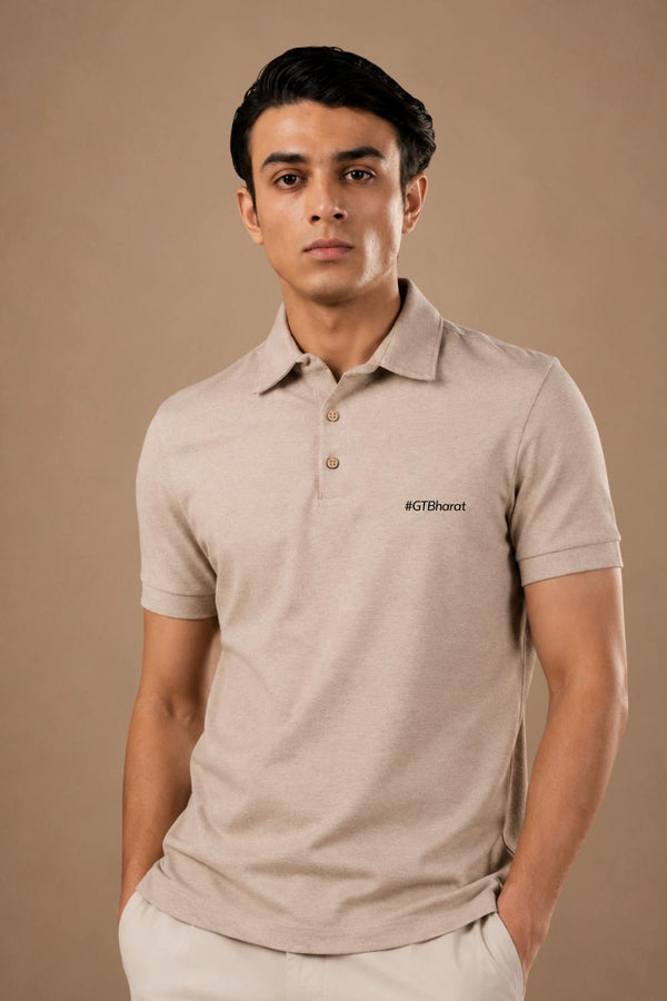 Grant Thornton Sorona™ Polo (Oat Melange)