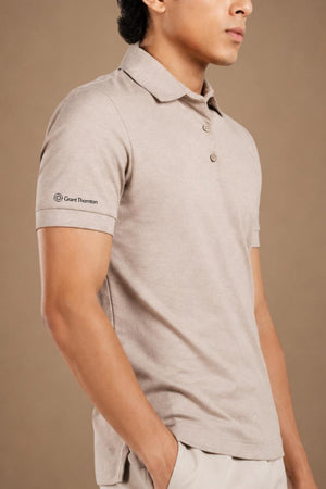 Grant Thornton Sorona™ Polo (Oat Melange)