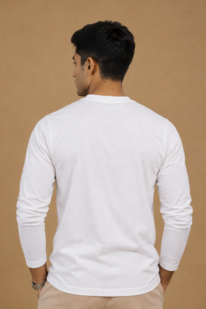Heavyweight Full Sleeve T-shirt – Sorona™ (Chalk)
