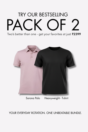 Ultimate Bestseller Combo -  Heavyweight T-Shirts & Sorona Polo - Pack of 2