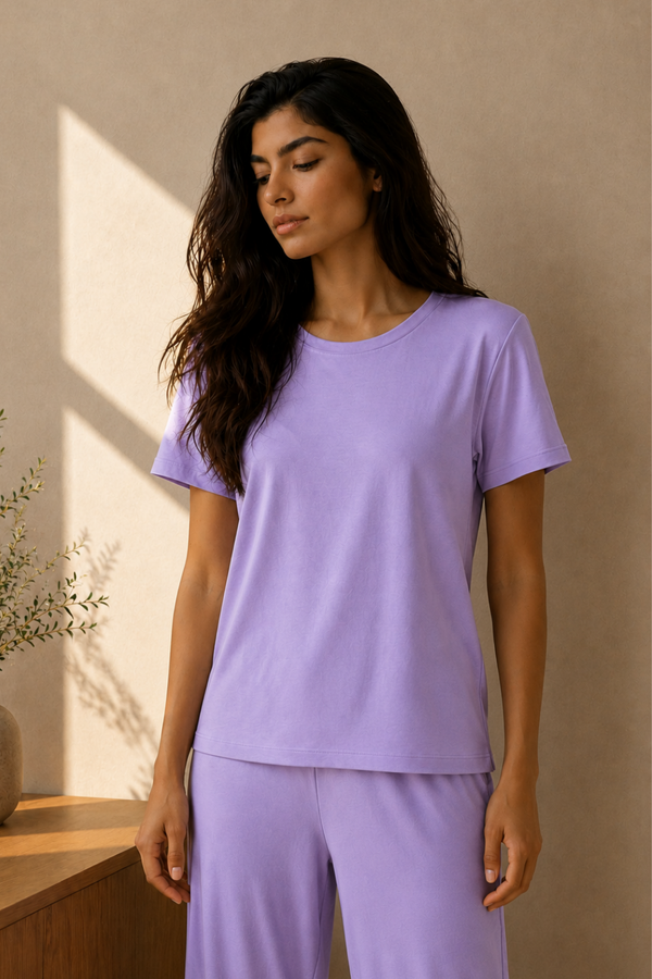 UltraSoft Bamboo Lounge Set (Lavender Haze)