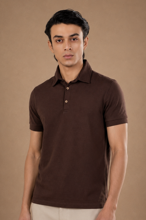 Sorona™ Polo (Chicory Coffee)