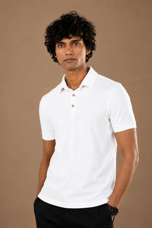 Sorona™ Polo - Black & Chalk - Pack of 2