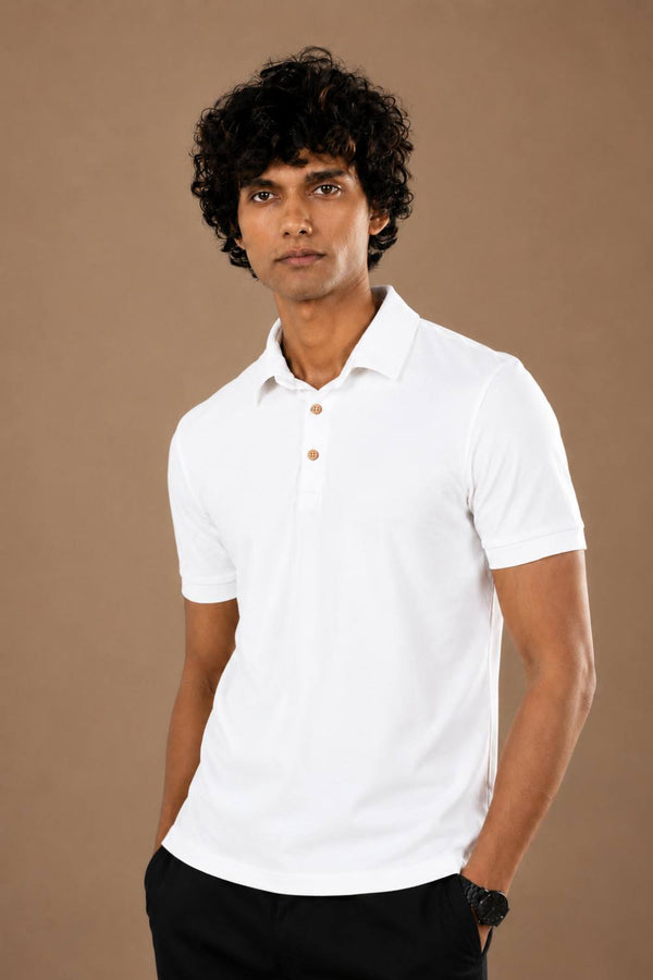 Sorona™ Polo - Black & Chalk - Pack of 2