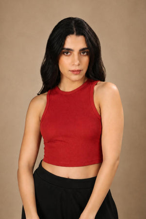 Bamboo Tank Top (Bold Red)