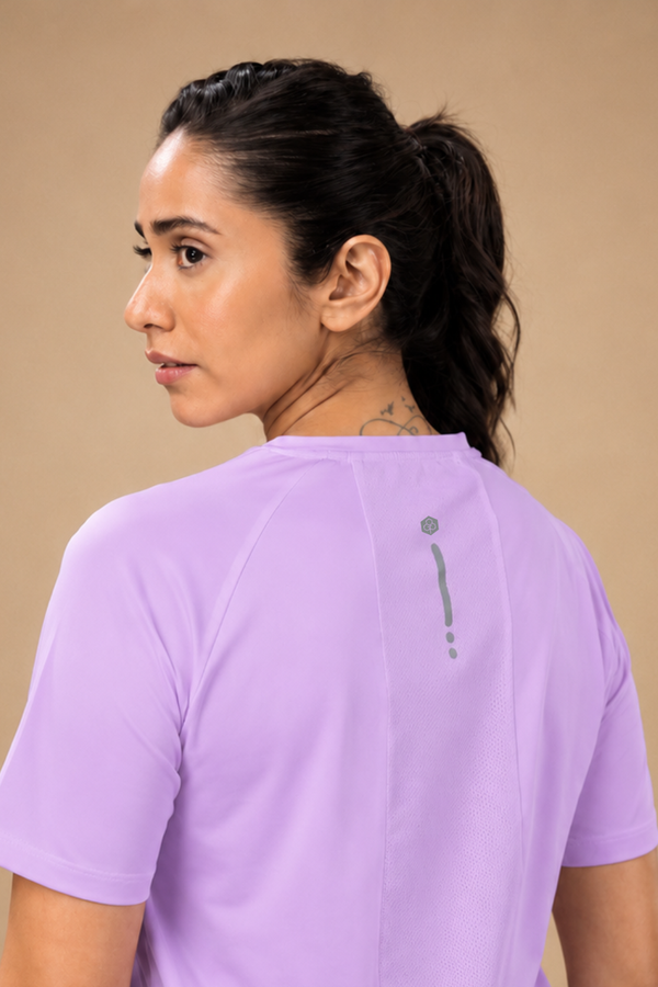 Bio Active Tee – EcoCiclo™ Biodegradable Polyester  (Lavender Haze)