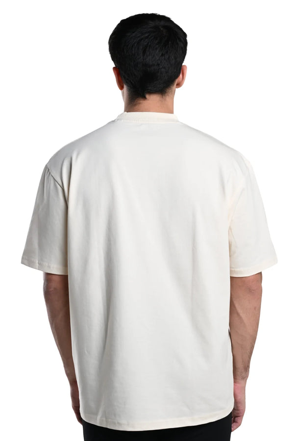 Oversized Carbon T-shirt (Butterscotch) - Printed