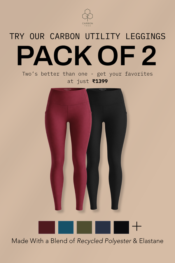 Carbon Utility Leggings - Pack of 2