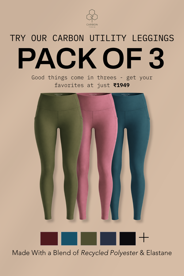 Carbon Utility Leggings - Pack of 3